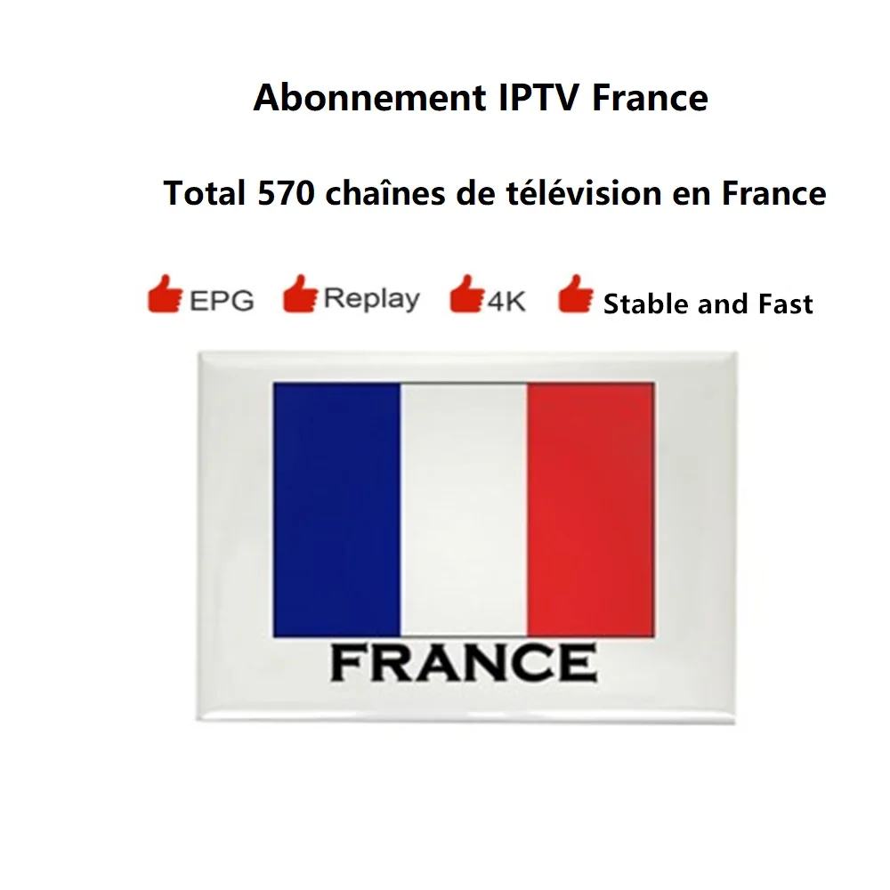 

France IPTV Subscription 12 Months M3U Smarter Pro Support PC Smart TV Android TV box Amazon Firestick Enigma2 Set top box