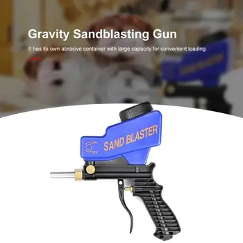 

2019 New Portable Gravity Sandblasting Gun Pneumatic Sandblasting Set Rust Blasting Device Small Sand Blasting Machine Sand Blas