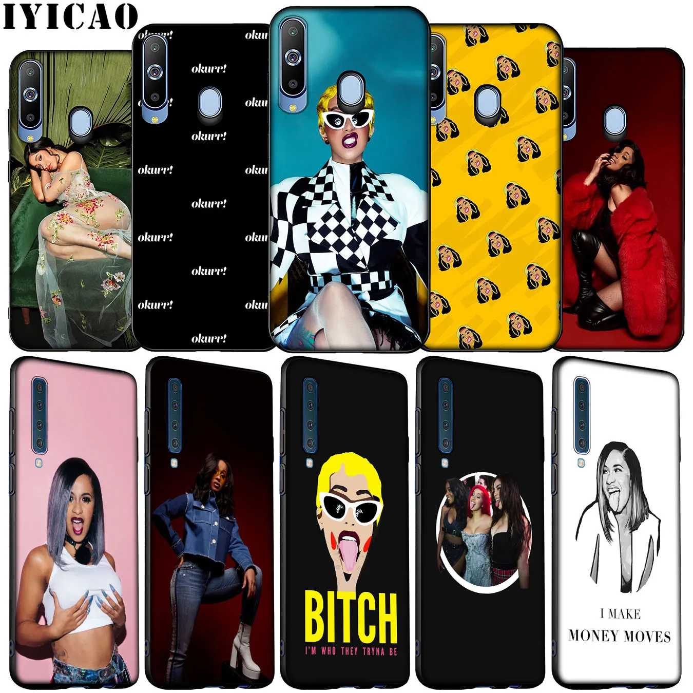 Мягкий силиконовый чехол IYICAO Cardi B Rap CardiB pop singer для Samsung Galaxy A70 A50 A60 A40 A30 A20 A10 M10 M20 M30 M40