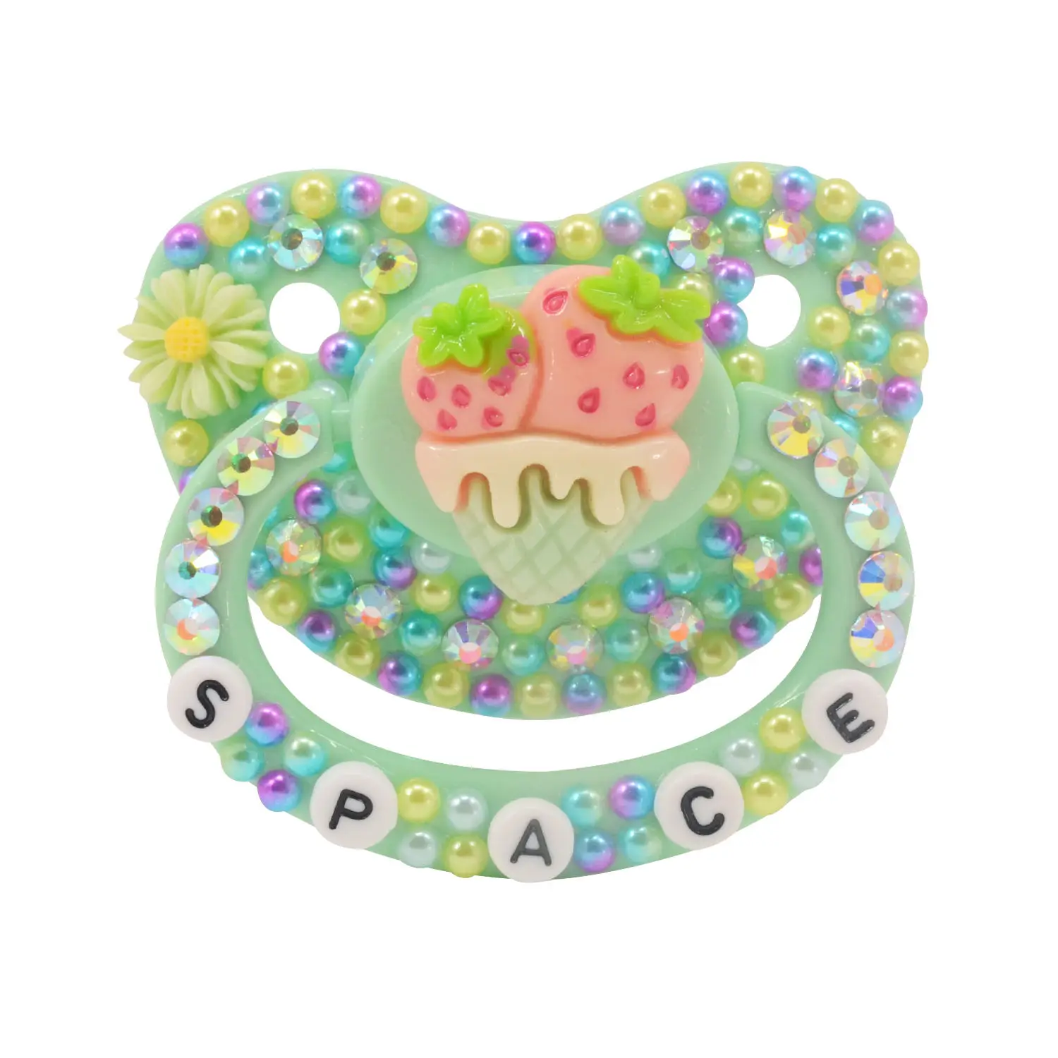 

ABDL Adult Baby Pacifier Cute Customized 100% Handmake DDLG Adult Size Pacifier Dummy Dom Little Space