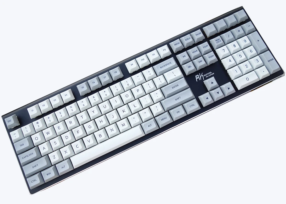 117 клавиш светло-серо-серый PBT DSA Keycaps ANSI ISO макет красителя-подложка или пустой для Cherry MX Переключатель механический