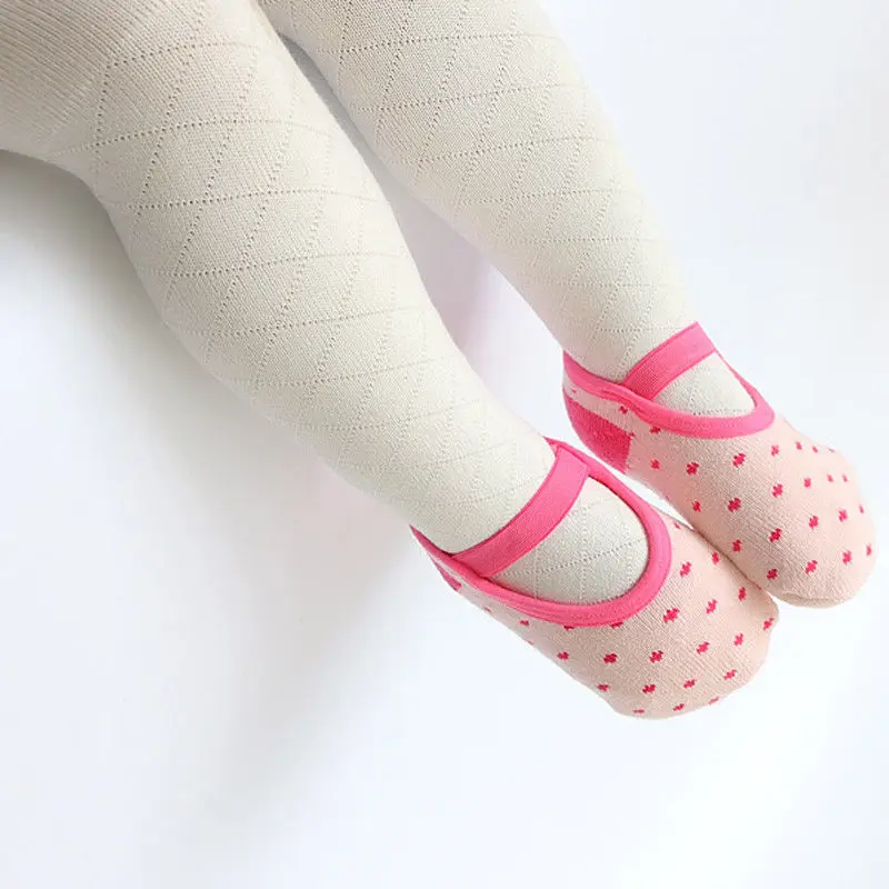 Baby Polka Dot Foot Socks Accessories Girl Anti-slip Cotton Trim Socks Infant Toddler Newborn Elastic Band Slipper Shoes Boots