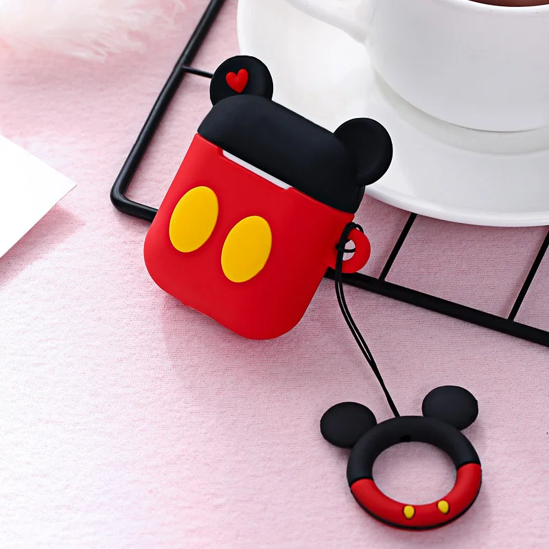 Мягкий силиконовый чехол для Apple Airpods, чехол с милым рисунком, беспроводные Bluetooth наушники, чехол для наушников Air Pod, чехол, чехол
