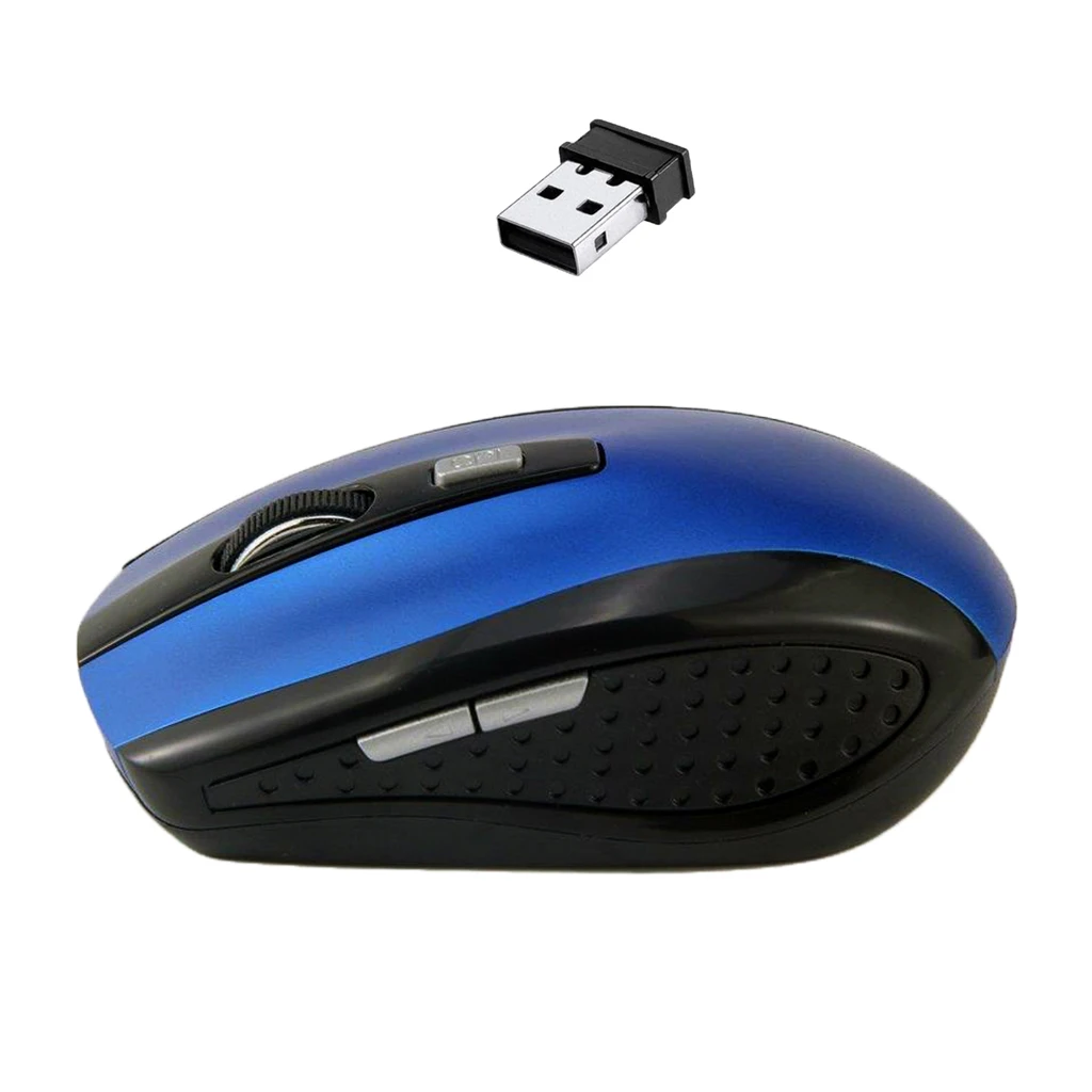 USB2.0 Wireless Mouse 2.4 GHZ Mini Mice with Nano 6buttons Optical for PC