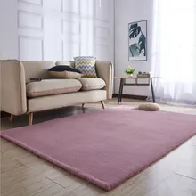 Супер мягкий коврик из искусственного кроличьего меха для гостиной, спальни, прикроватный мягкий пушистый коврик для дивана, журнального столика, украшение для дома