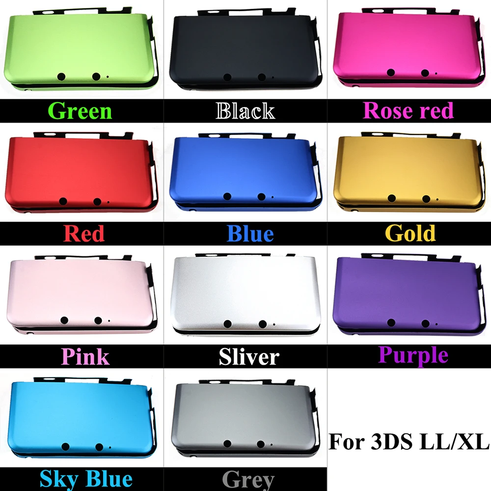 Алюминиевый жесткий металлический чехол YuXi для 3DS LL XL Передняя Задняя Лицевая
