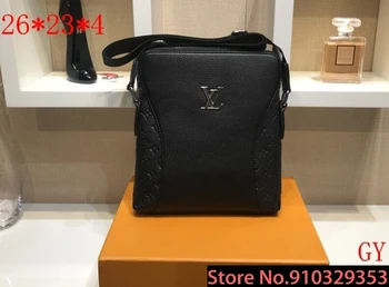 

Luxury Louis Vuitton LV- Leather Handbags Men/Woman Bags Designer Brand Women Shoulder Bags Large Capacity Ladies Hand Bags L291