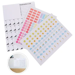 Calendrier mural suspendu, 2022 couleurs assorties, 1 ensemble, calendrier de prise de notes 