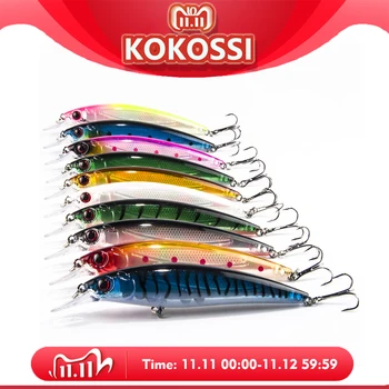 SPECIAL PRICE ❤️ 8PCS/Lot 11cm 13.5g Fishing Lures Classic Style Minnow Fishing Bait Fishing Tackle Free Shipping Fishing Lure Set HQ051 - discount item 49% OFF Sports & Entertainment