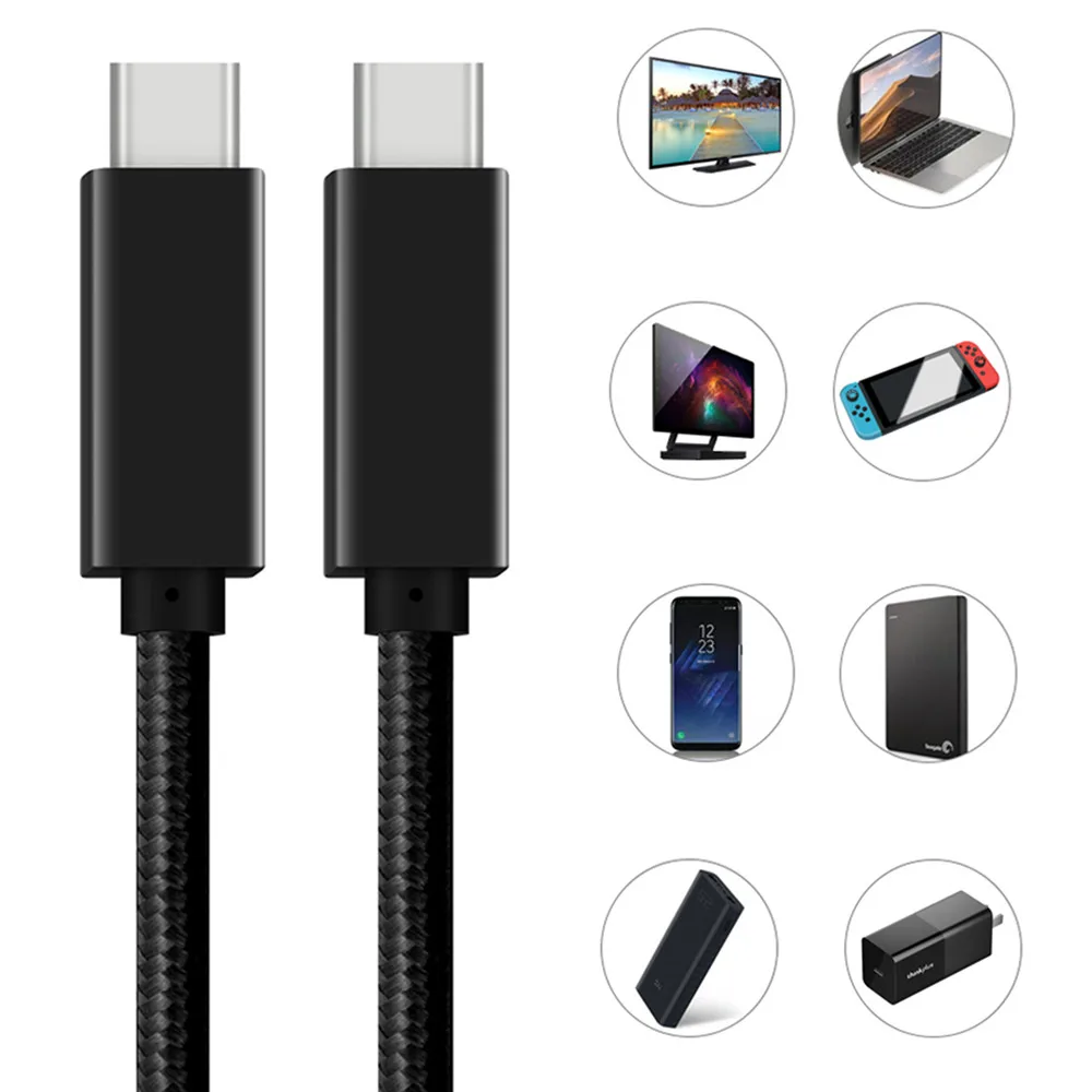 0,5/1/2/3 м Тип usb-C с высокой скоростью передачи данных для передачи данных и быстрой зарядки с зарядным кабелем для Oculus Quest ссылка очки виртуальной реальности VR телефон игровой контроллер Тетрадь