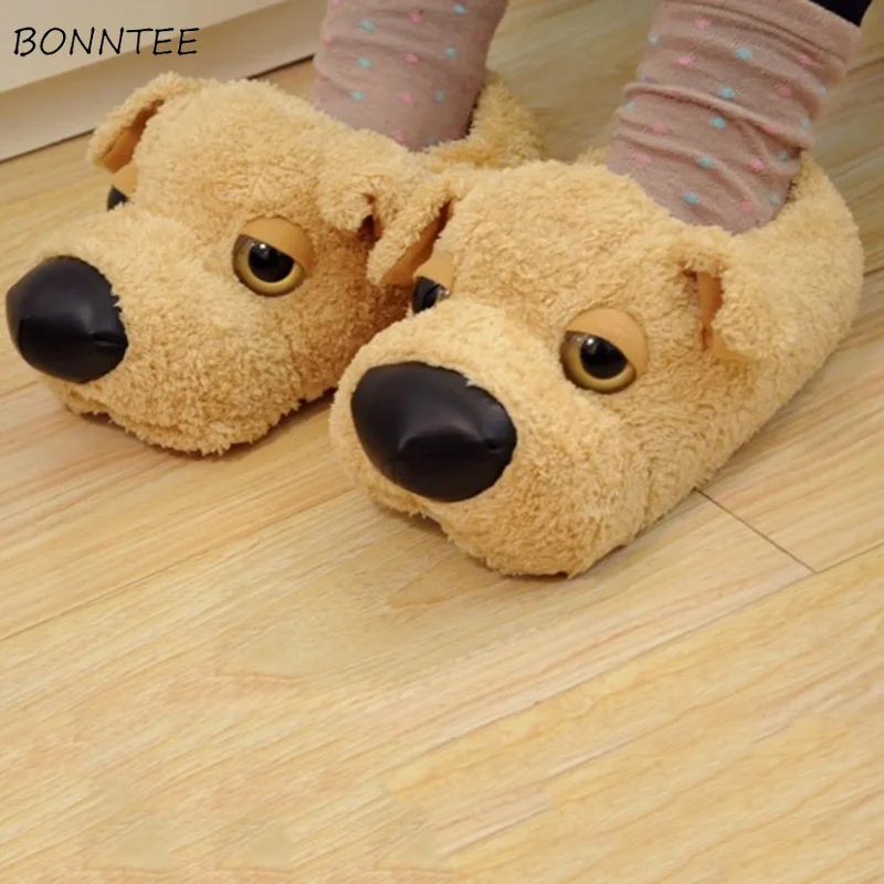 Тапки женские зимние плюшевые домашняя хлопковая обувь для пола Симпатичные