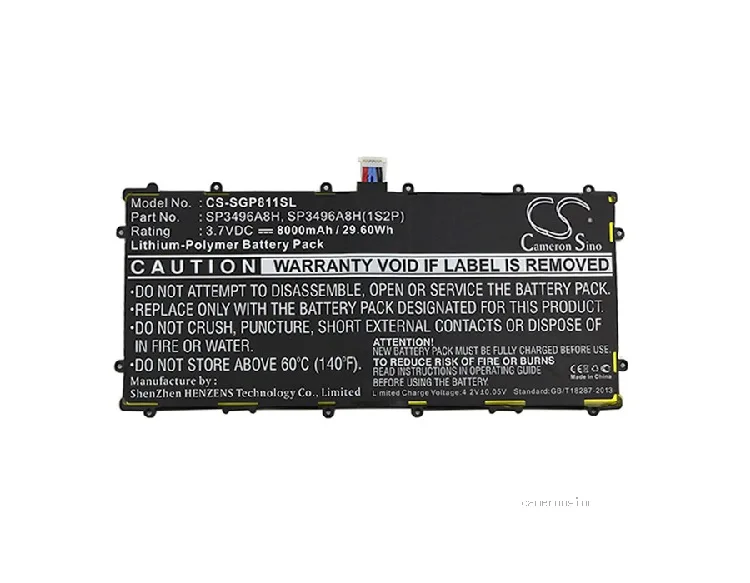 Камера для GOOGLE Nexus 10 SAMSUNG GT P8110 GTP8110 HA32ARB SP3496A8H SP3496A8H(1S2P)|Цифровые аккумуляторы| |