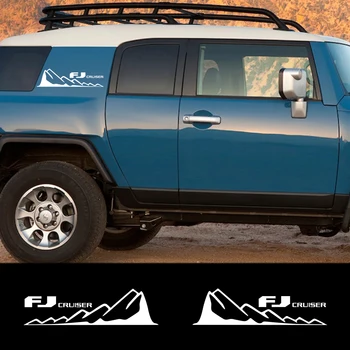

2Pcs Car Stickers for Toyota FJ CRUISER Rear Trunk Side Body Mountains Styling Graphic Vinyl Film Decal Custom Car Accessories