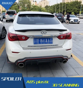 

For Infiniti Q50 Spoiler Carbon Fiber Car Rear Wing Spoiler For nissan Infiniti Q50 Q50L Q50S Spoiler 2014-2015