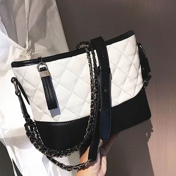 

Designer Brand Messenger Bags For Woman 2020 New PU Leater Handbags Fashion Chain Female Shoulder Crossbody Bag Lady Stray Bag