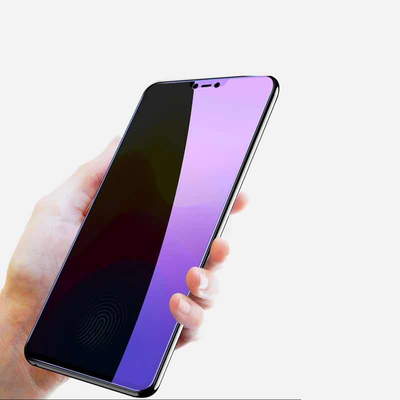 

2PCS Screen Protector For Huawei Honor 8X 9 10 Lite Play 8X 20i 9X Nova 5i 5 Pro Maimang 8 Purple Light Tempered Glass Film