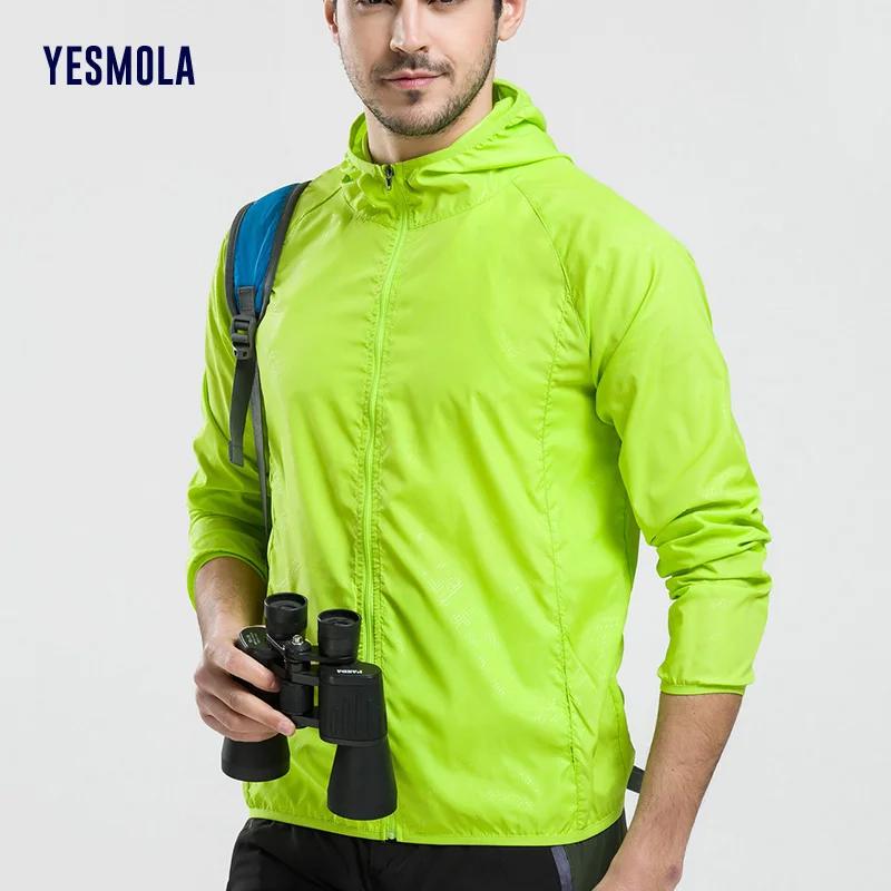 Yesmola Mens Coat Uv Sunscreen Clothes Women Outdoortransparent Long