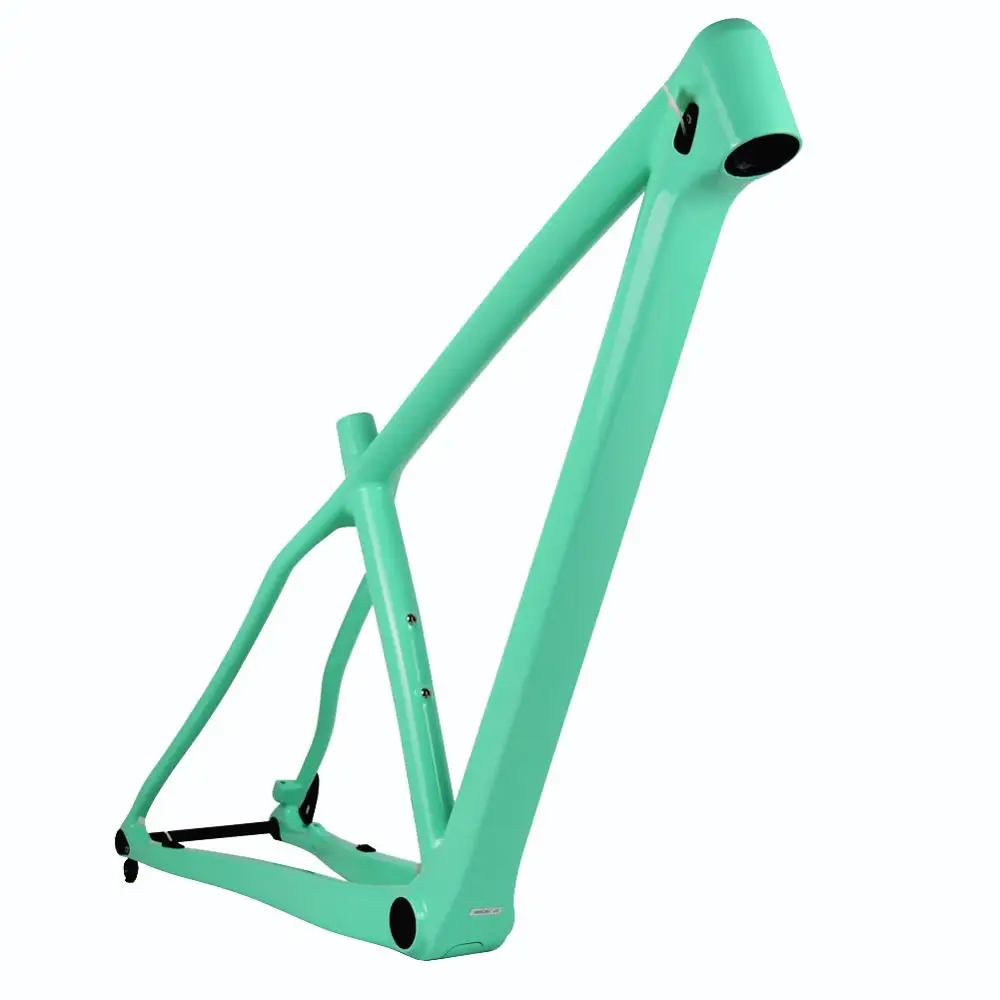 Top Spcycle 29er Carbon MTB Frame 142*12mm Thru Axle T1000 Carbon Mountain Bike Frame 31.6mm Seatpost 15/17/19" Max Tire 2.35" 2