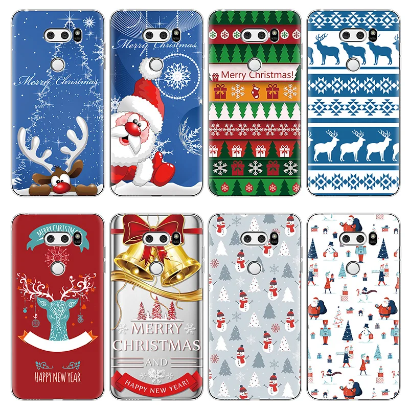 

Merry Christmas Tree Soft TPU Cases for LG X Power 2 V30 V20 G4 G5 G6 G8 ThinQ Q6 Q7 K4 K8 K10 K11 Plus 2017 Nexus 5X Case Cover