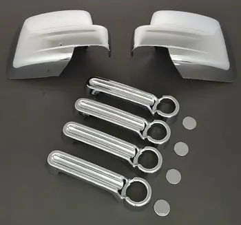 

XYIVYG For DODGE NITRO Triple Chrome plated ABS Mirror+4 Door Handle Cover COMBO 2007-2012