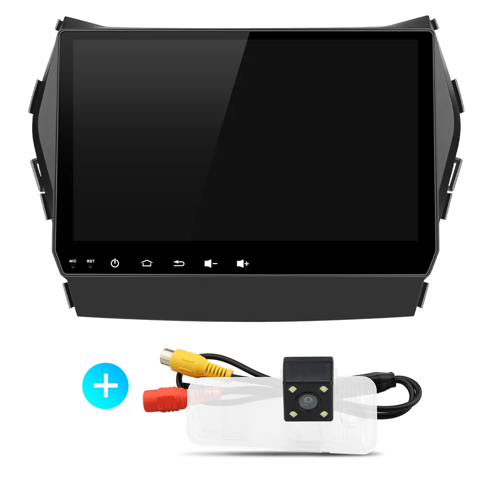 Asottu HY605 Android 9,0 PX6 автомобильный dvd для hyundai IX45 Santa fe 2013 автомобильный навигатор - Цвет: with camera