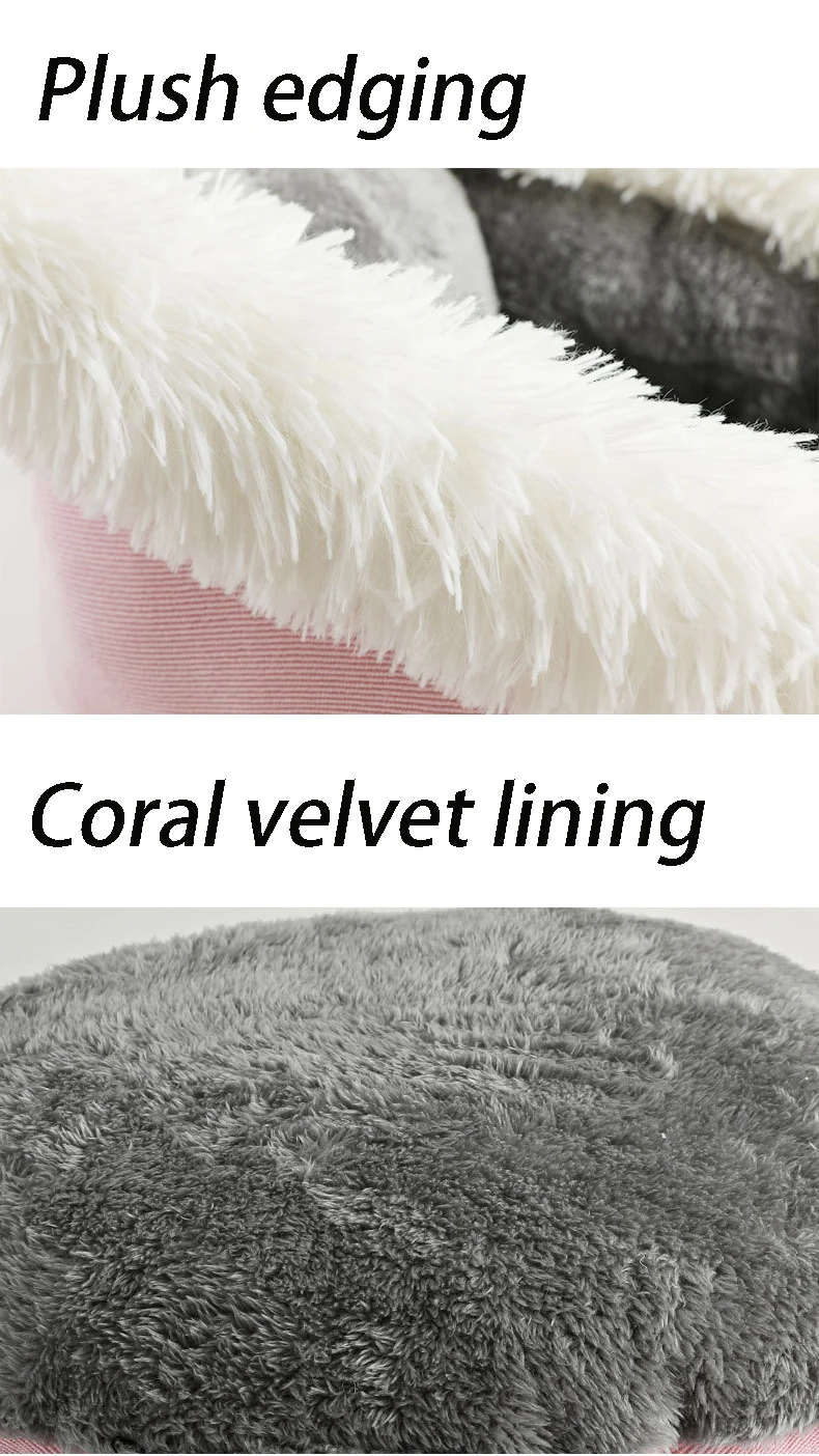 Petshy Winter Warm Pet Dog Bed Sofa Cat House Puppy Cats Kennel Home Sleeping Pad Mat Cushion Loungers for Dogs Pet Products