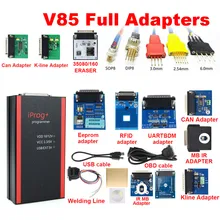 2021 v85 prog + iprog pro programador v85 suporte 2019 ano 3in1 immo + correção de quilometragem + airbag reset substituir carprog/digiprog