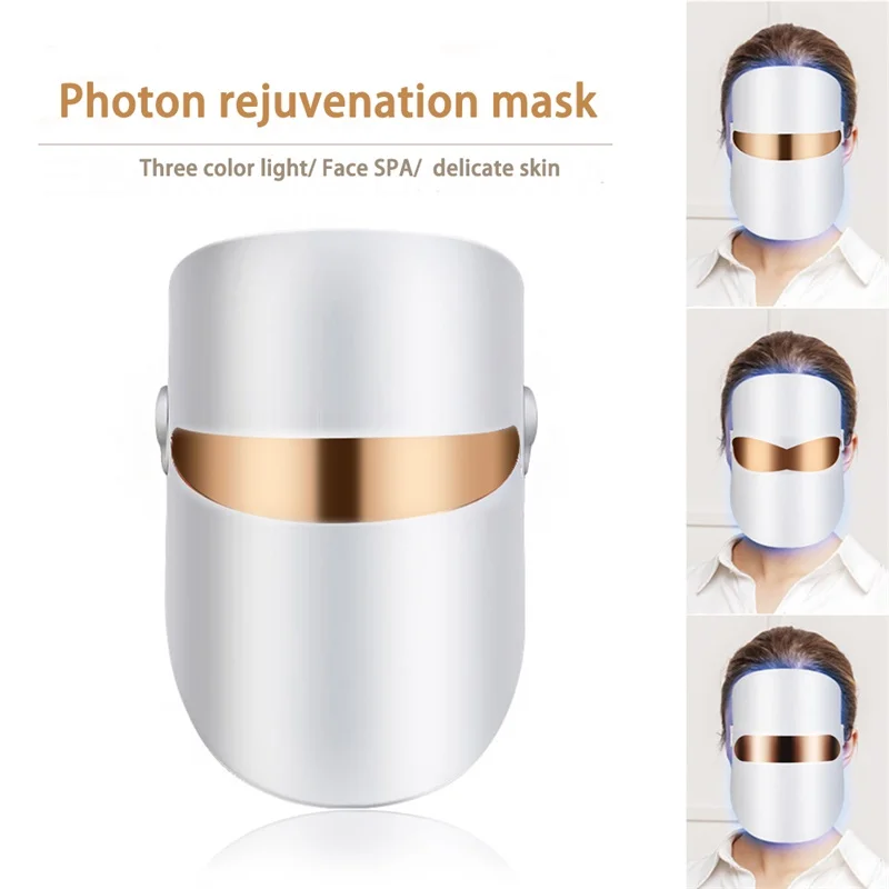

Customization LED Facial Mask Beauty Facial Masque Skin Rejuvenation Photon LED Mask Red light Therapy Wrinkle Acne Tighten