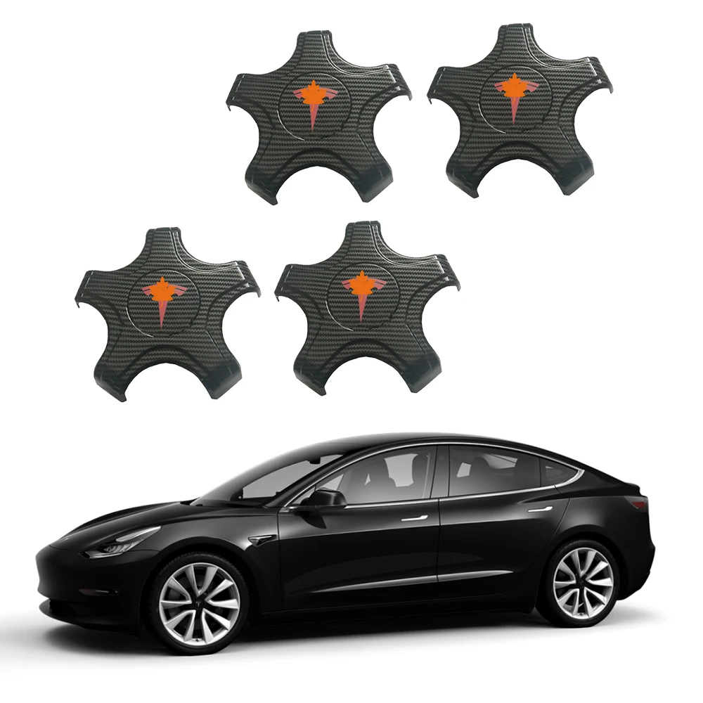 4 шт./компл. Авто Центральная втулка колеса автомобиля Кепки для Tesla модель 3