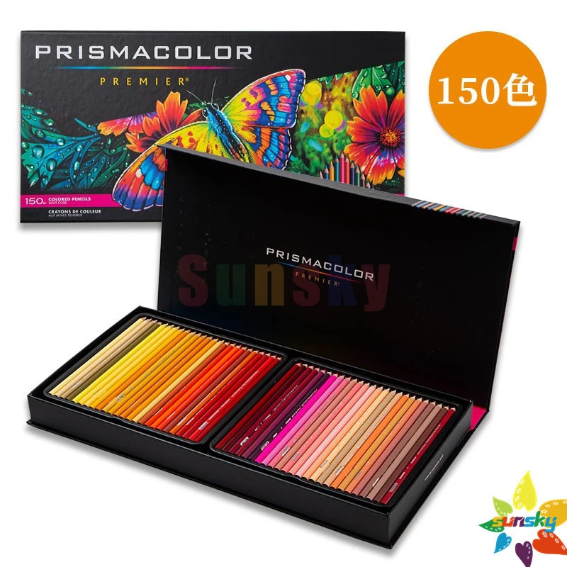 soborno pulgada lente Lapices De Colores Prismacolor, Caja Premier Con 150 Piezas|Color Lápices|  - AliExpress