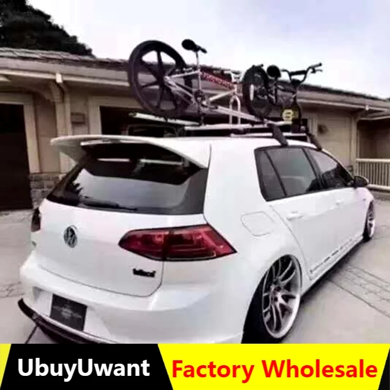 Для Volkswagen GOLF 7 MK7 MK7.5 2014 + FRP Материал грунтовка Цвет автомобильное украшение в виде