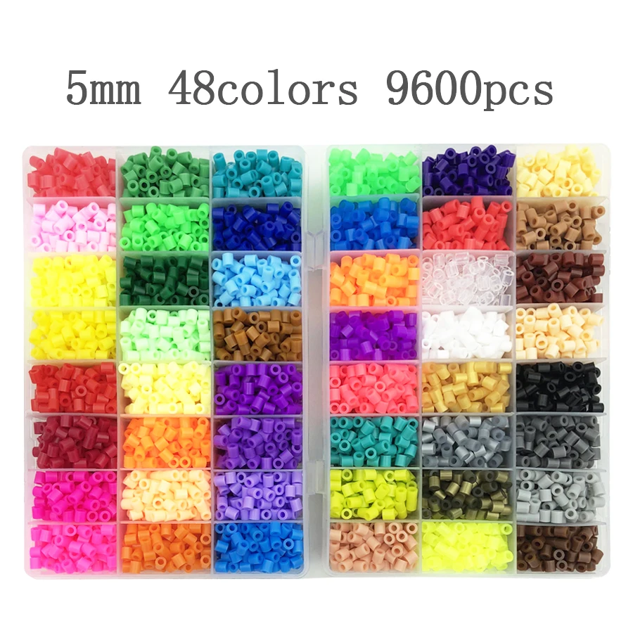 Handmaking Fuse-Beads Education-Toys Perler 5mm Diy Toy 24/48/36box-packing