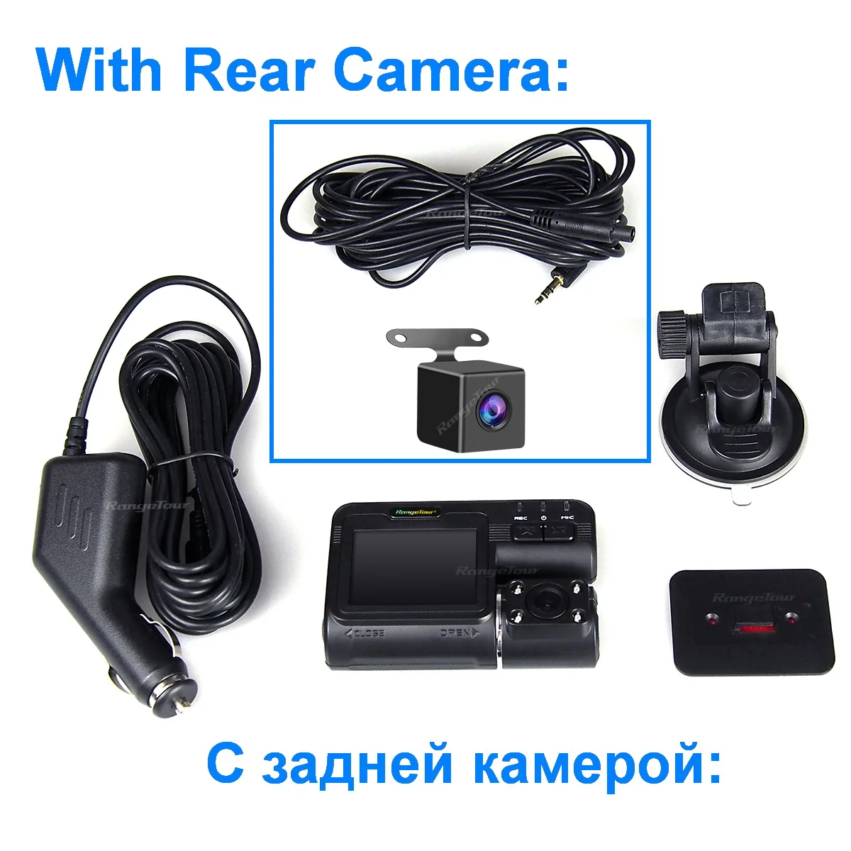 Автомобильный видеорегистратор с двумя объективами, видеорегистратор i1000s " lcd g-сенсор, обнаружение движения HD 1080P