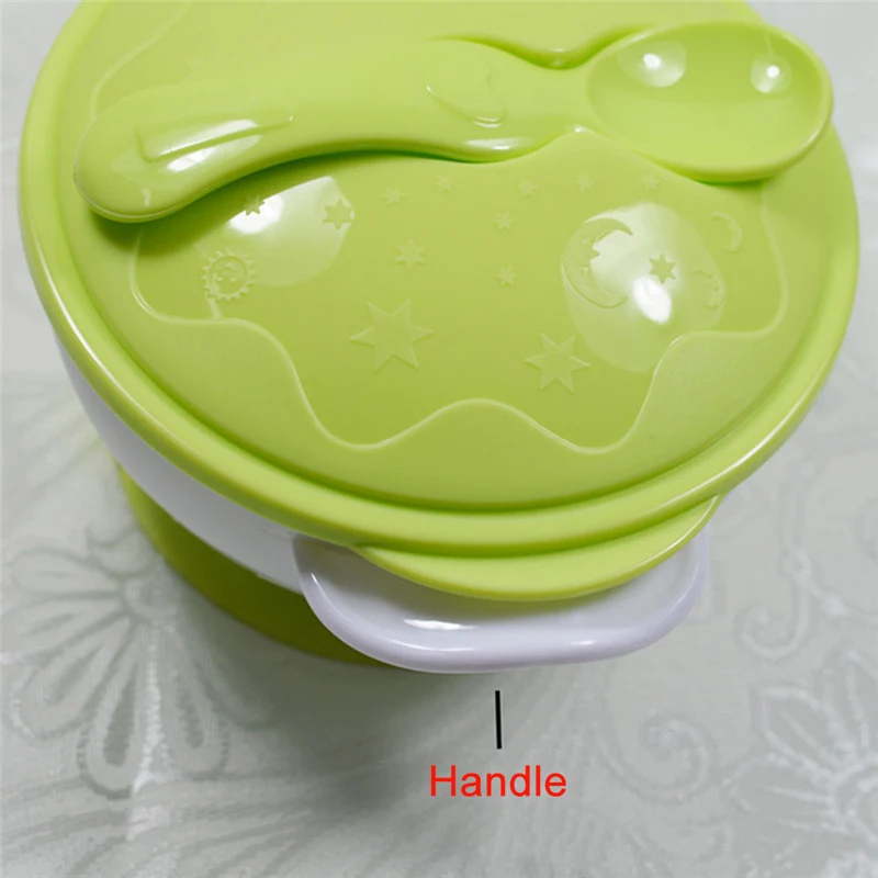 Ec-friendly Термочувствительная ложка для кормления детей посуда для обучения пищи посуда/тарелка/поднос детский присоска набор посуды