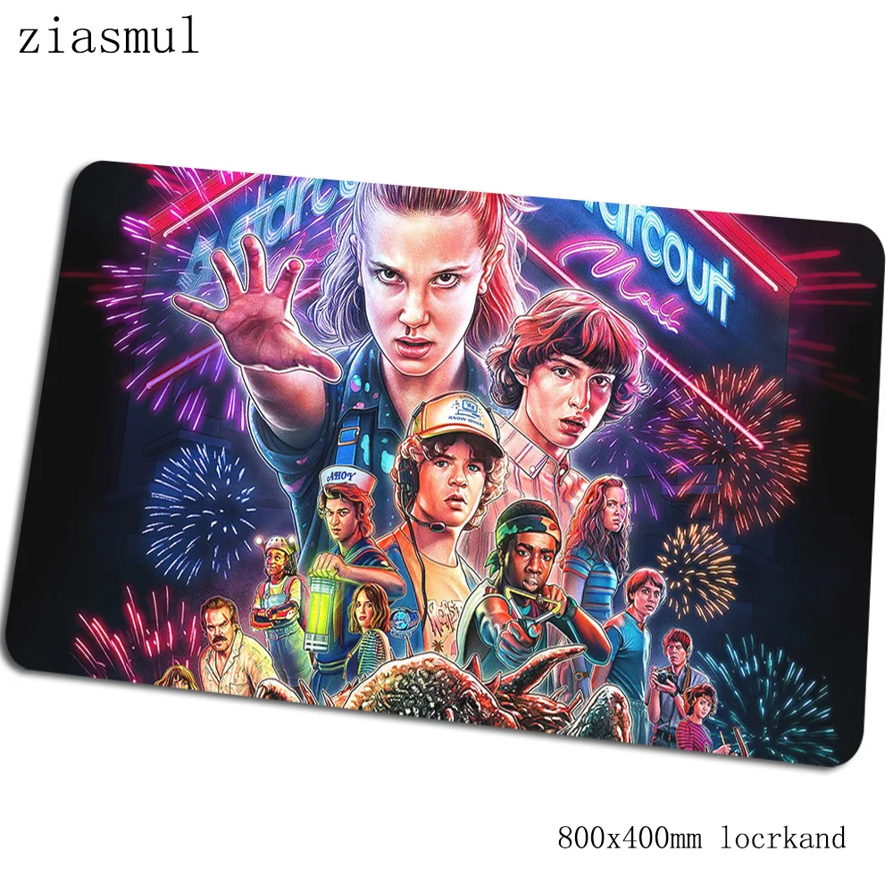 Странные вещи коврик для мыши 80x40 см HD Печать компьютерная мышь игровой мат геймпад пк большой игровой коврик для мыши офисный коврик для мыши - Цвет: Size 800x400x2mm