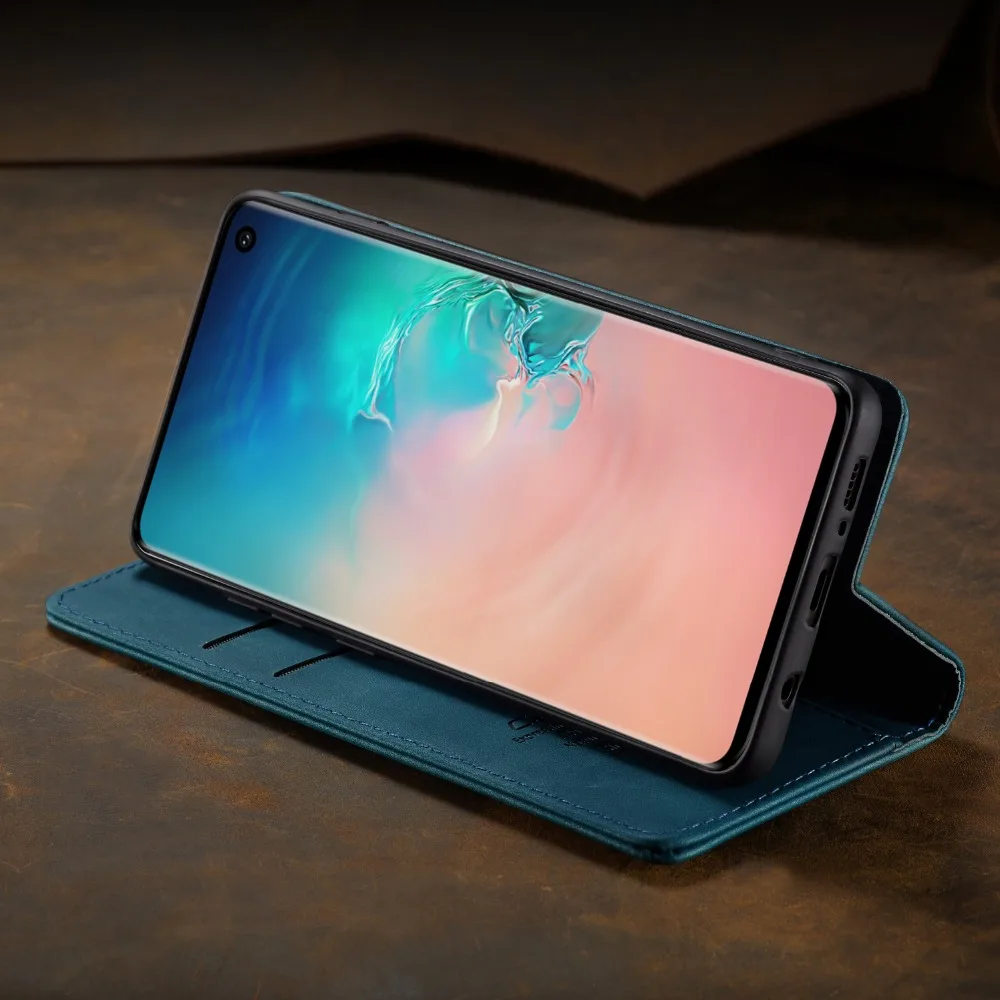 Caseme Флип кожаный S9 S8 S7 край S10 Note10 Plus Pro Чехол для samsung A50 A70 A30 A20 A10 A50S A30S Ретро Магнит Чехол-портмоне