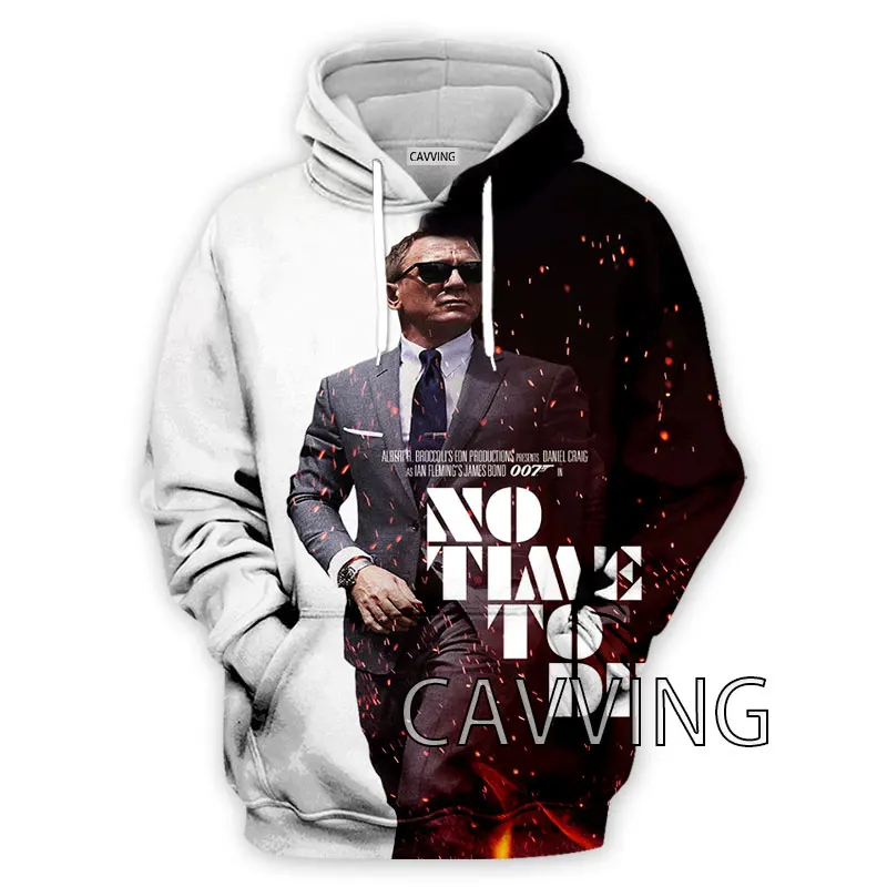 

New Fashion No Time To Die 3D Printed Clothes Streetwear Men Hoodies Sweatshirt Fashion Hooded Long Sleeve Pullover Tops