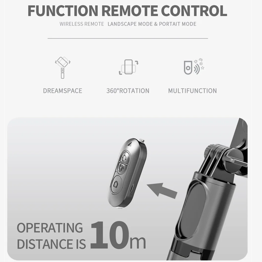 Handheld sem Fio Estabilizador com Luz de Preenchimento Fangtuosi Cardan Bluetooth Telefone Tripé Smartphone Estabilizador - Image 5
