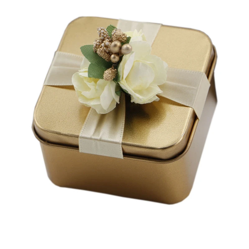 

Mini Party Storage Box Decoration Tinplate Gift Box Candy Box Delicate Appearance and Durable Party Gift