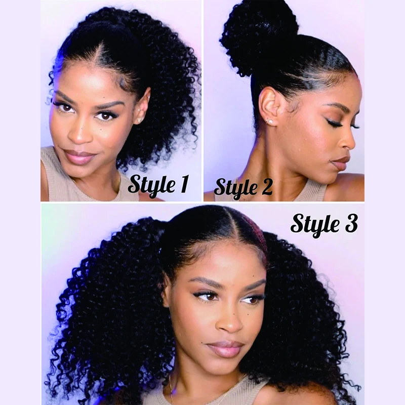 Kinky Curly Clip Ins 4B 4C Clip In Hair Extensions Human Hair Afro Kinky Curly Clip In Human Hair Extensions For Black Women