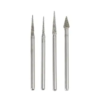 

Diamond Cutters For Manicure Set Nail Drill Bits 2.34mm Shank Diameter Grinding Head Bit Jade Carving Burrs Stone Metal Tool