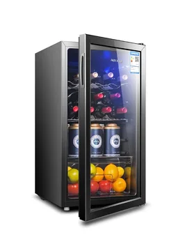 

220V Ice Bar Small Household Living Room Single Gate Refrigerator Tea Leaf Storage Cabinet Wine Cooler Cabinet