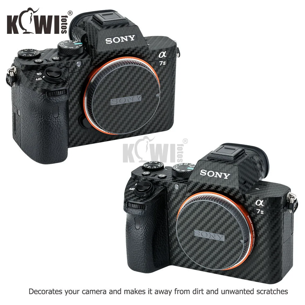 Углеродное волокно против царапин защитная пленка для sony A7M2 A7SM2 A7RM2 A7 II A7S II A7R II A7II A7SII A7RII камера 3M наклейка