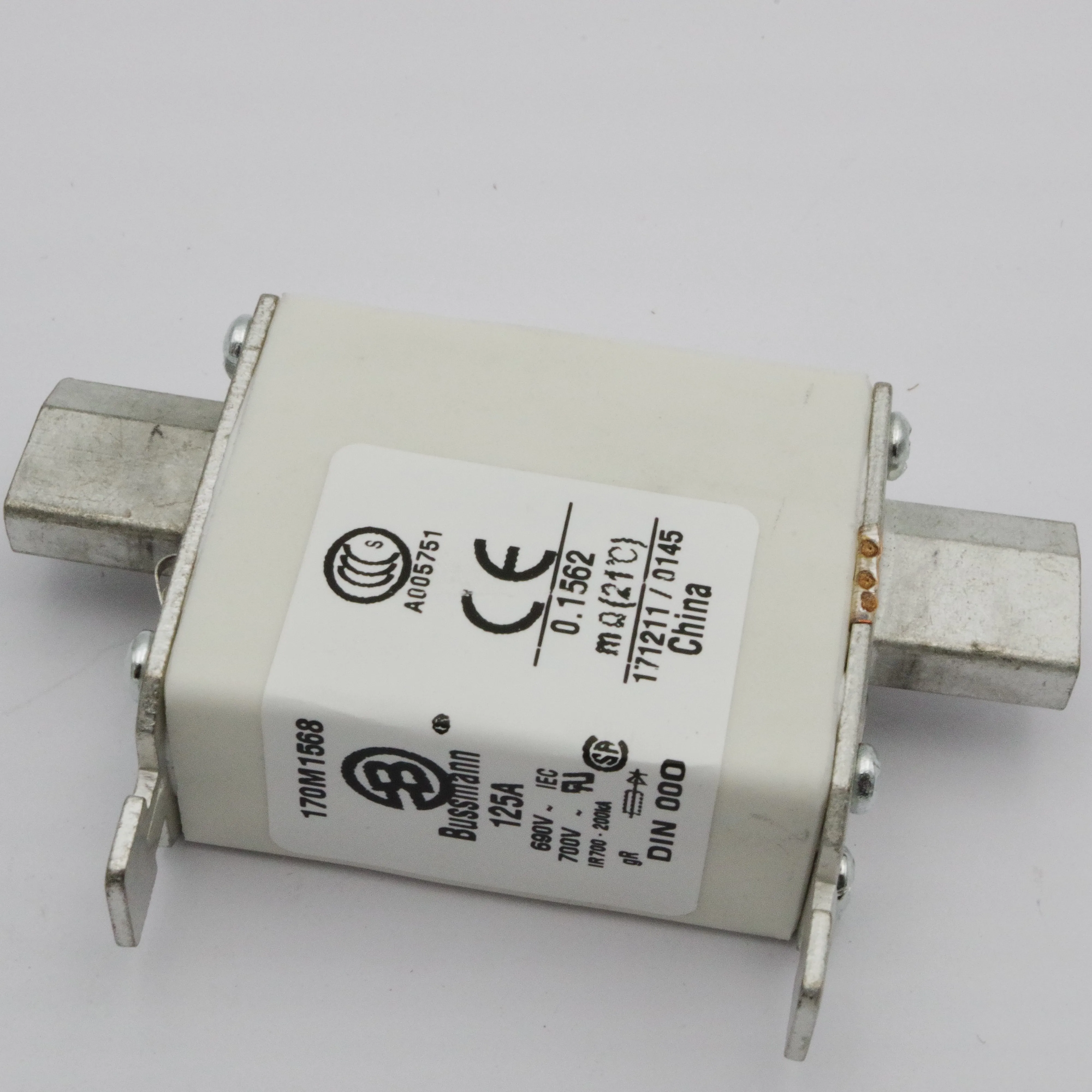 170M1568 125A 690V 21 мм x 79 предохранитель для электрической защиты