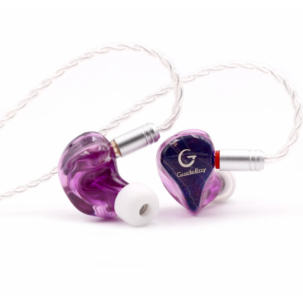 Tanie GuideRay gr i Series DD + BA Hybrid HiFi słuchawki douszne z kablem 0.78mm GR i18 GR i58 GR i68