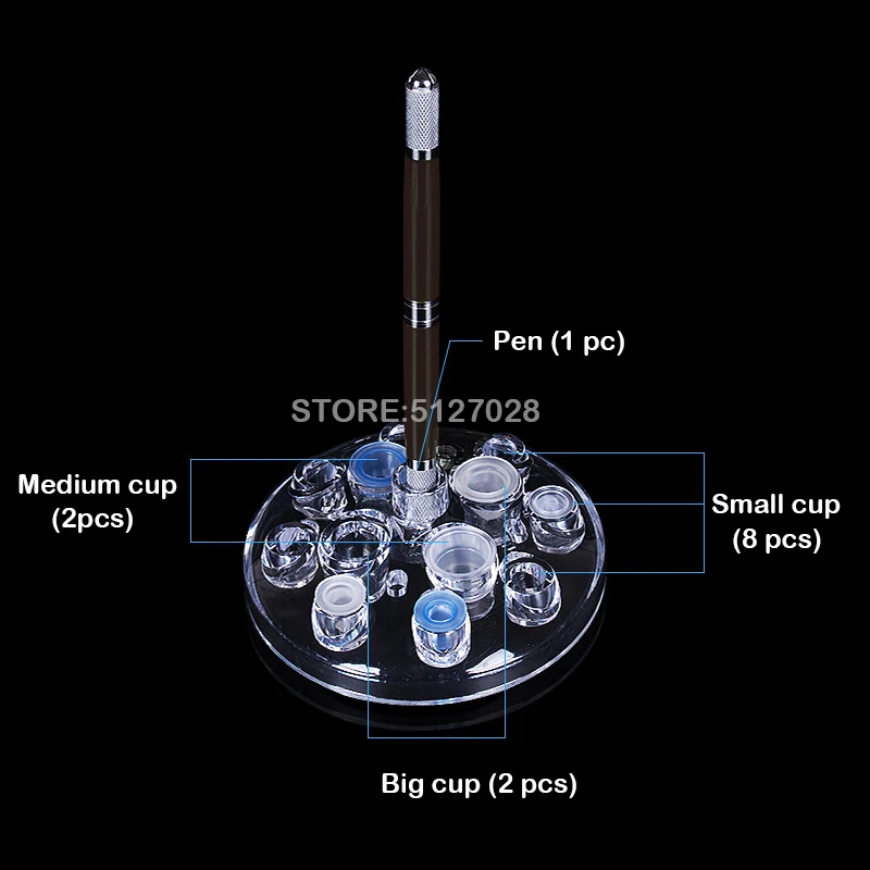 NEW Pigment Cup Color Pigment Cup Acrylic Pigment Rack Permanent Makeup New Tattoo tools