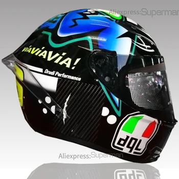 

Motorcycle helmet Full Face misano shark viavia with big tail spoiler Motocross Racing Motobike Riding Helmet four season