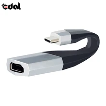 EDAL 4K Ultra HD USB 3,1 type C к HDMI адаптер type-C USB-C к HDMI кабель HDTV AV конвертер для samsung S8 Note 8 Macbook S
