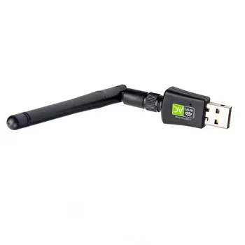 

Wireless Wifi Usb Adapter Plastic Ac600M Dual Band Network Card 2.4/5Ghz High Speed Usb3.0 Receiver 1 Piece