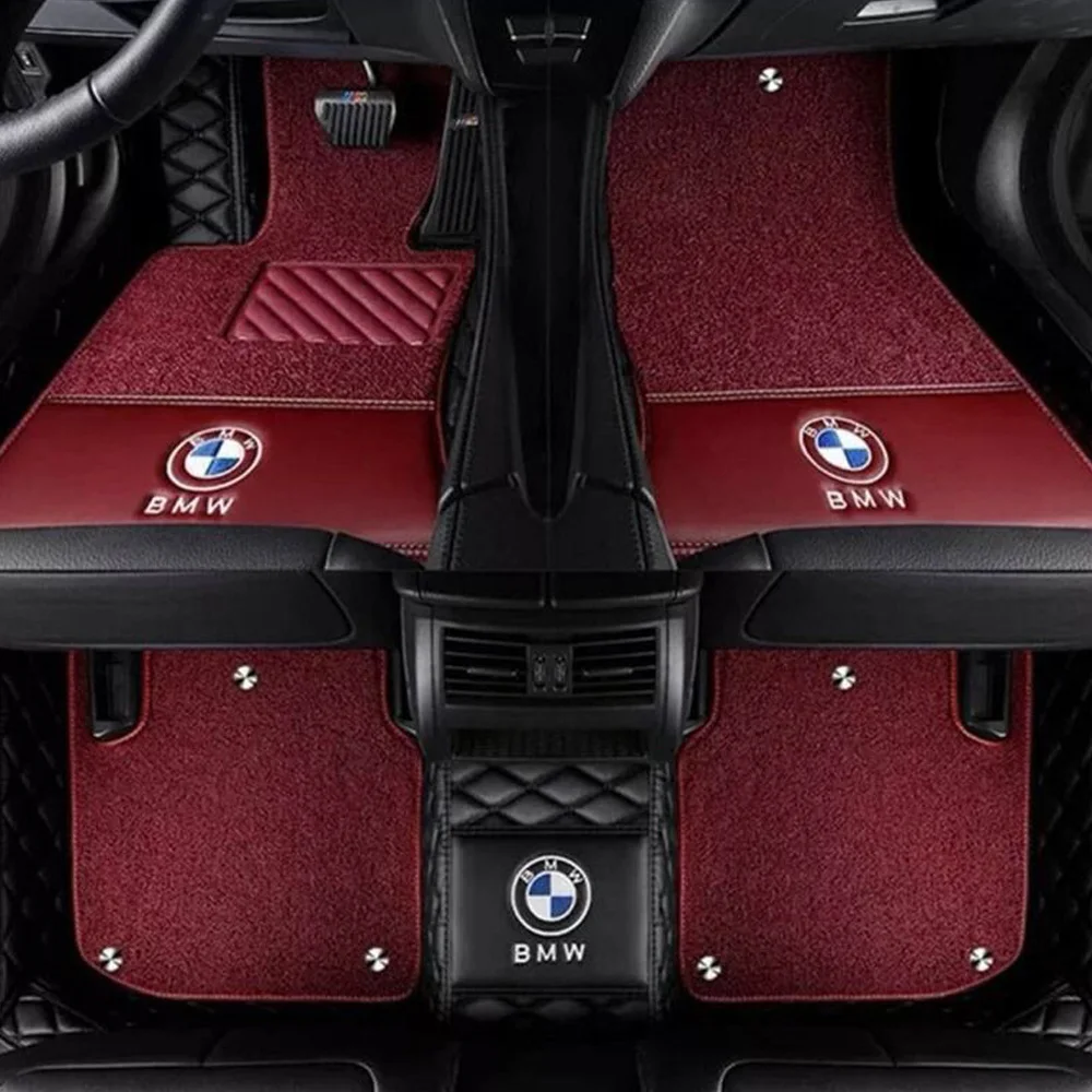 

Car floor mats with Logo/Brand Logo made for Toyota Prius XW30 Vios 5D full cover case car-styling carpet anti slip perfect line